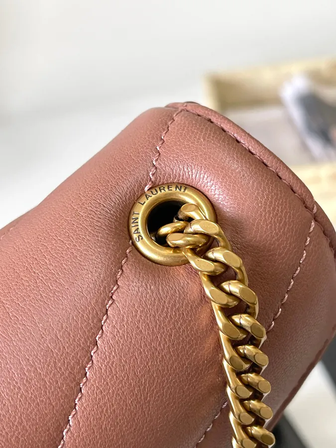 Lou Lou Mini Envelope Handbag in Grained Calfskin