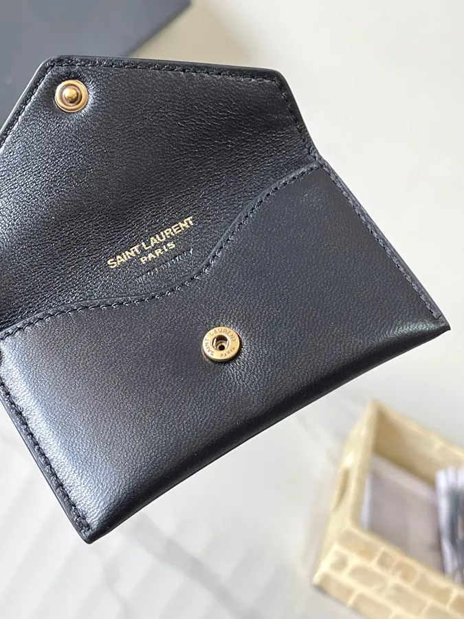 Lou Lou Mini Envelope Handbag in Grained Calfskin