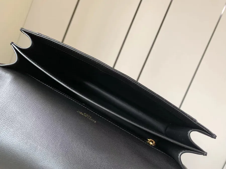 YSL Premium Original Leather Square Check Tote