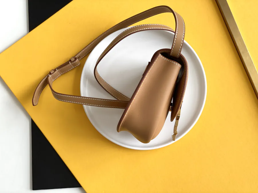 YSL 2021 New Color Block Bucket Bag