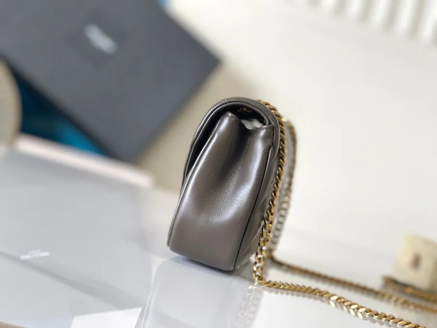Lou Lou Mini Envelope Bag in Grained Lambskin