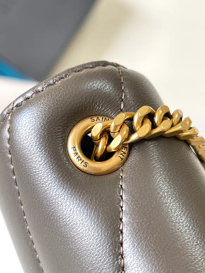 Lou Lou Mini Envelope Bag in Grained Lambskin