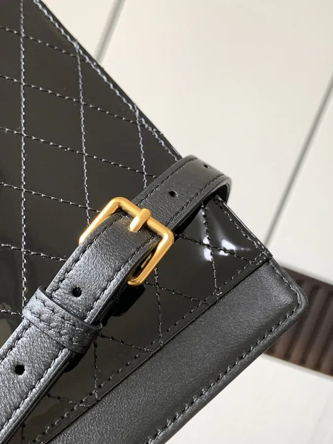 GABY Mini Envelope Bag in Grained Calfskin