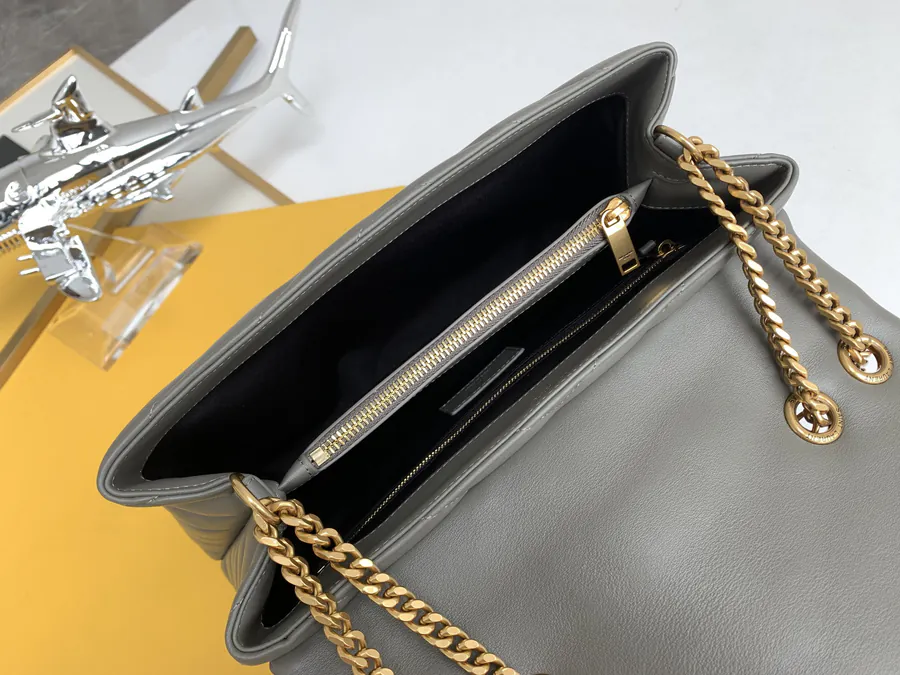 SLP Upgraded Flip Cover Postman Bag Black Gold Trim