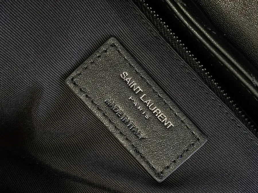 SLP Upgraded Flip Top Briefcase Black Gold Trim Grained Calfskin