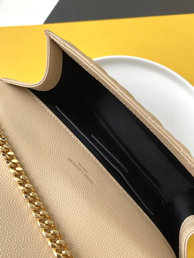 YSL Saint Laurent Envelope Mini Suede Bag