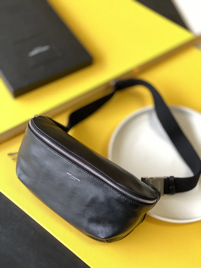YSL Saint Laurent Premium Original Leather Waist Bag & Chest Bag
