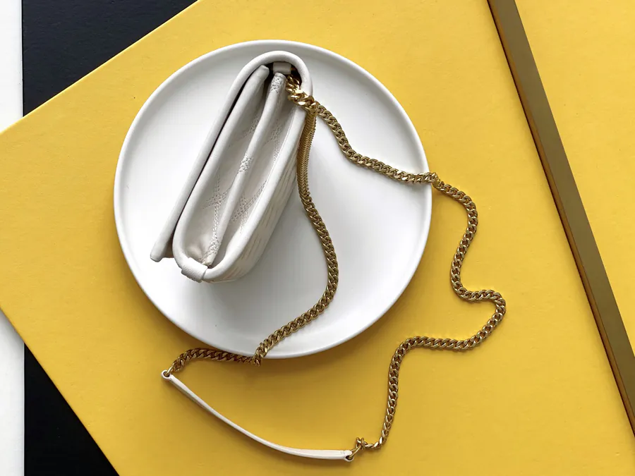 Chanel Diamond Pattern Chain Bag