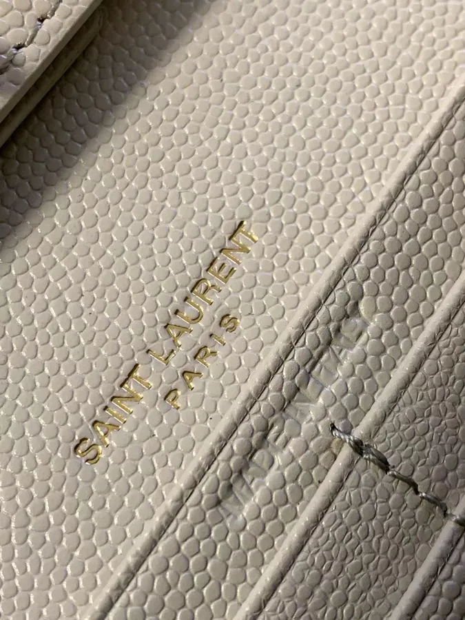 YSL Saint Laurent Monogram Grained Calfskin Envelope Bag