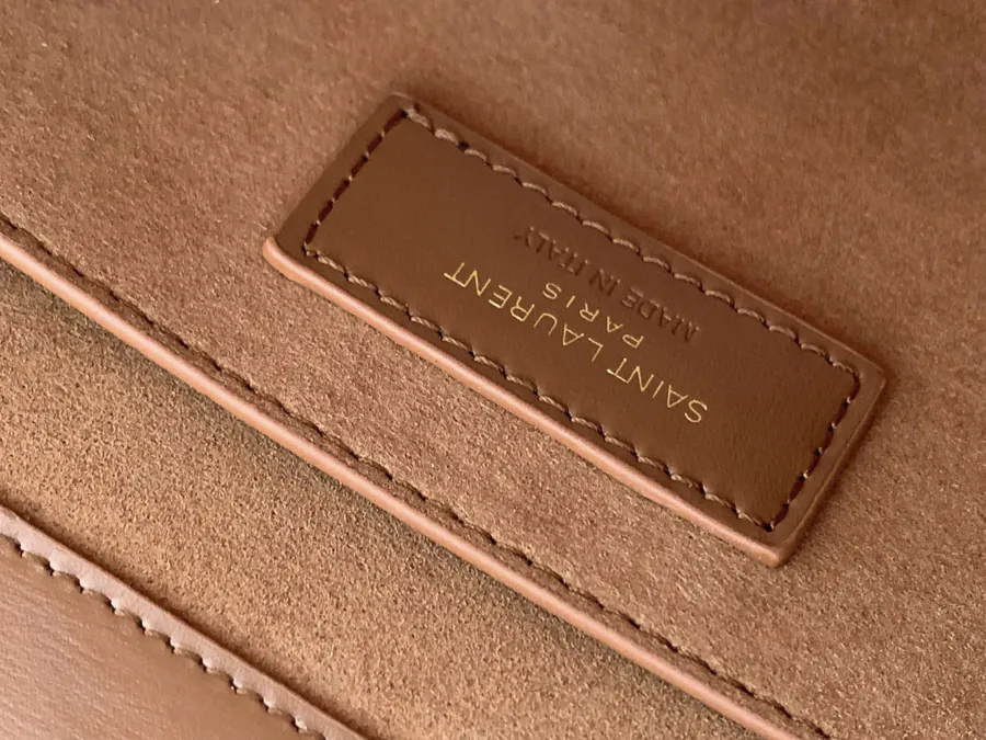 Cassandra Envelope Bag Upgraded Edition with Grained Calfskin and Waterproof Canvas
