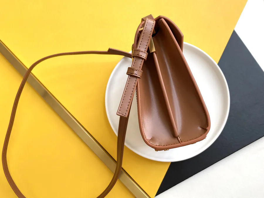 Cassandra Envelope Bag Upgraded Edition with Matching Color Grained Calfskin and Waterproof Canvas