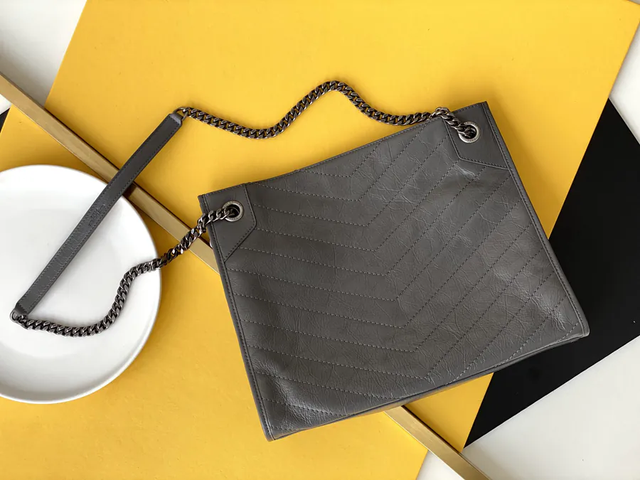 Niki Shopping Bag Original Leather Version with Logo