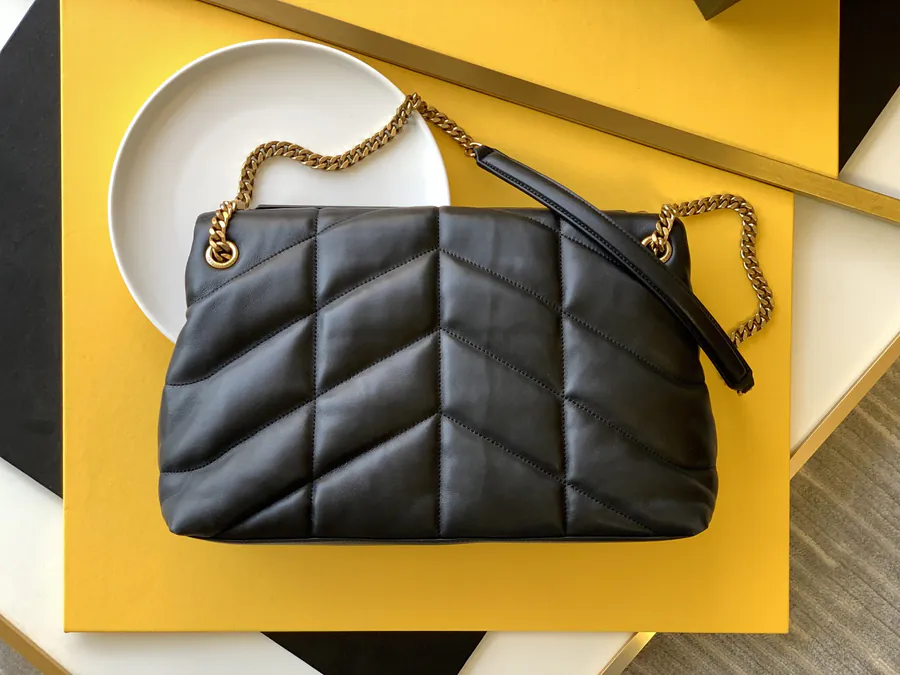 YSL LOULOU PUFFER Premium Leather Handbag