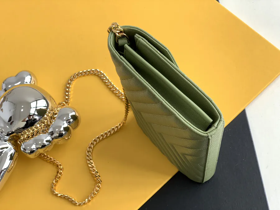 YSL Envelope Bag 360452 Grained Calfskin