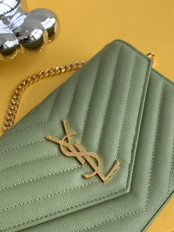 YSL Envelope Bag 360452 Grained Calfskin
