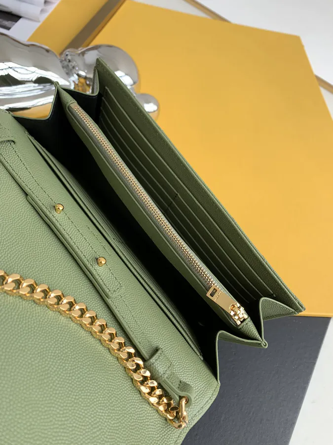 YSL Envelope Bag 360452 Grained Calfskin