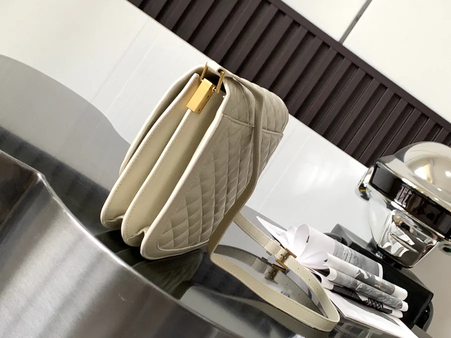 Solferino Bucket Bag in Grained Lambskin