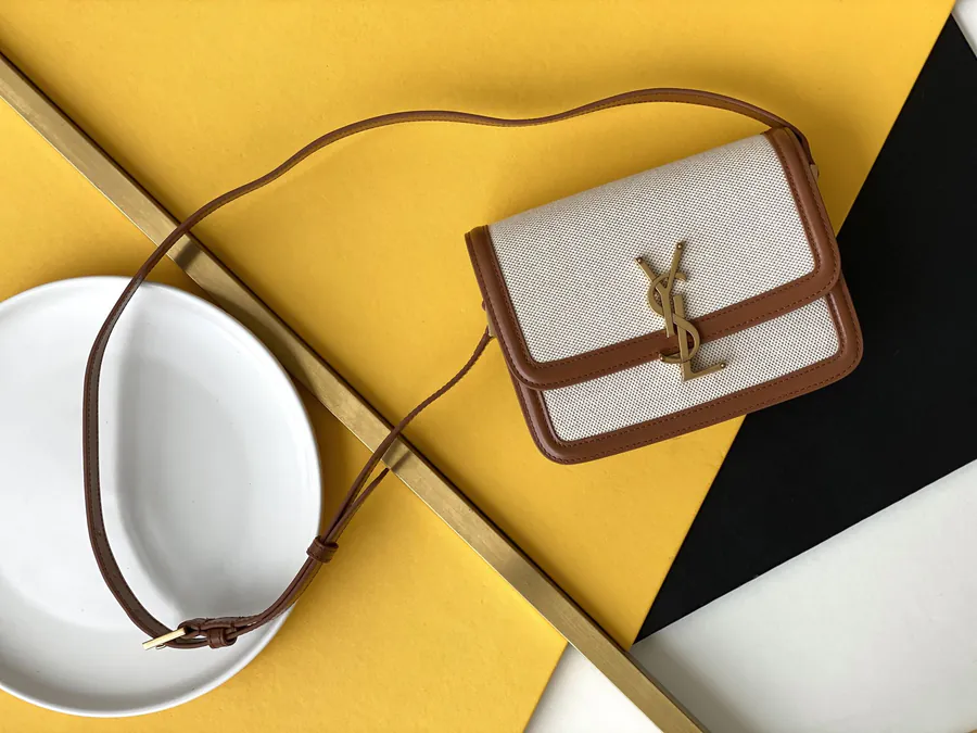 Solferino Box Vintage Inspired Canvas Bag