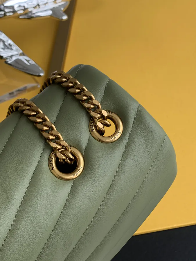 SLP Upgraded Flip Top Mail Bag Black Gold Trim