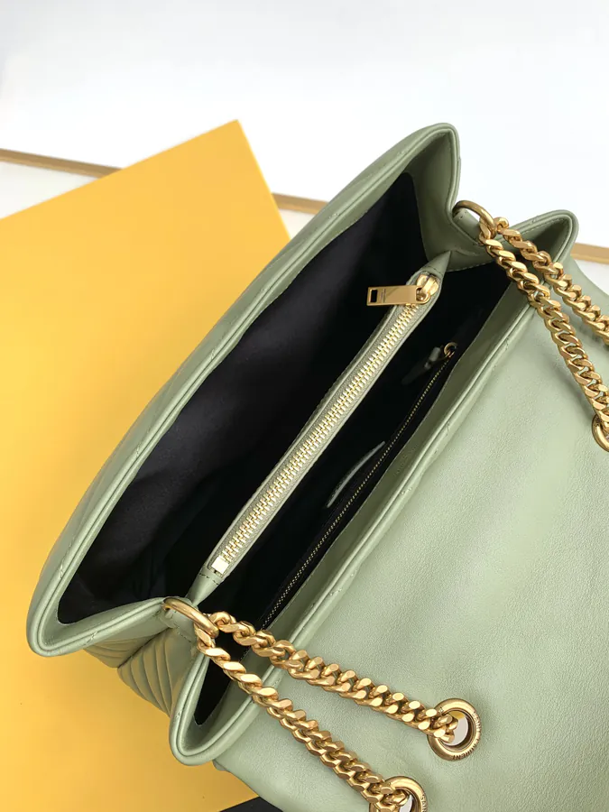 SLP Upgraded Flip Top Mail Bag Black Gold Trim