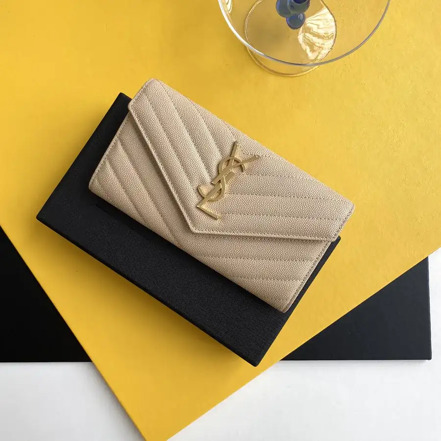 YSL Saint Laurent Premium Original Money Clip Wallet