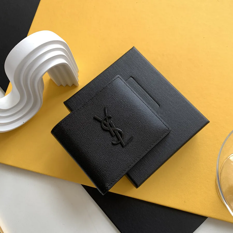 YSL Saint Laurent Premium Wallet Zero Money Long Card Holder