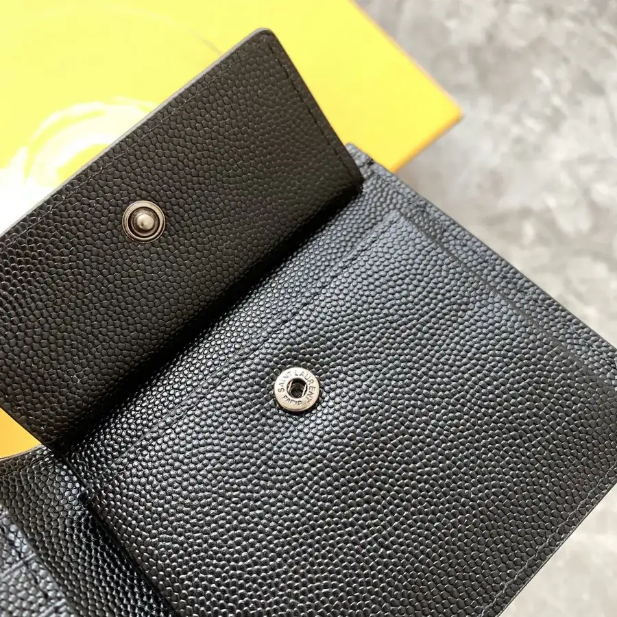 YSL Saint Laurent Premium Wallet Zero Money Long Card Holder