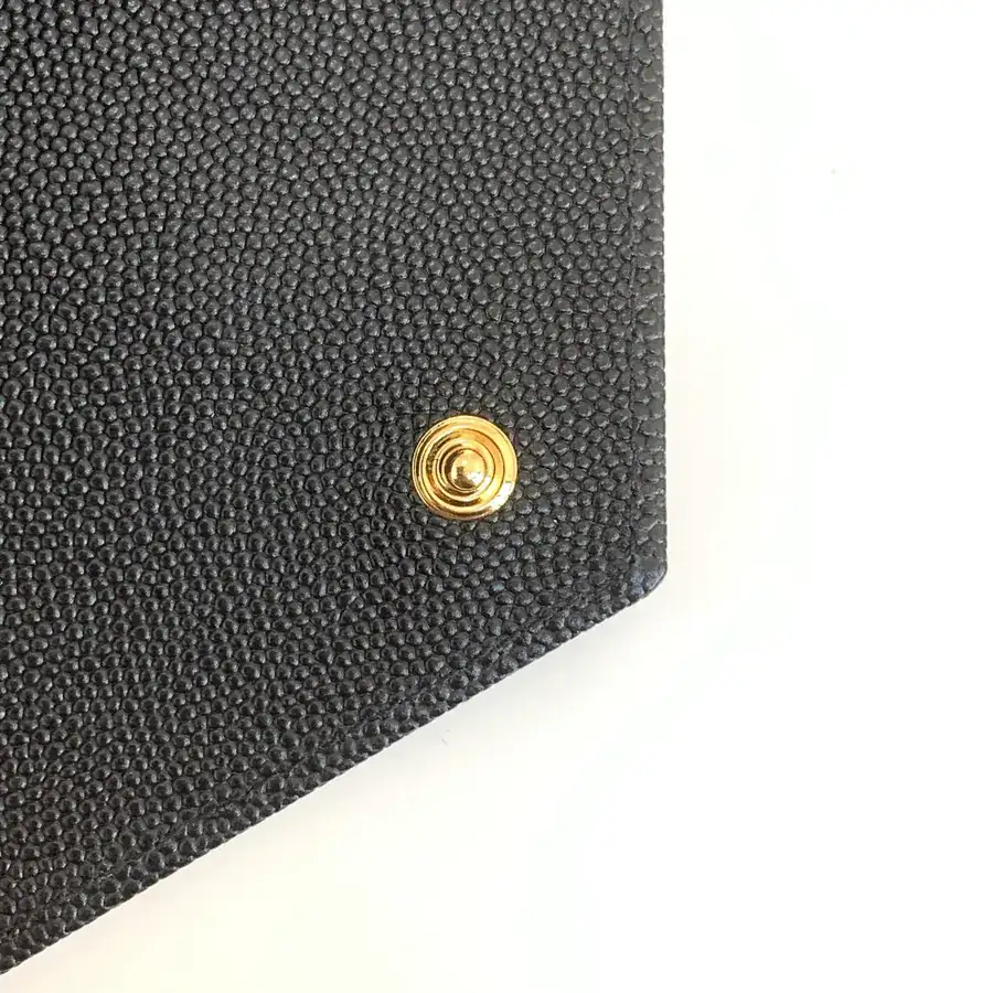 YSL Saint Laurent Premium Original Zero Money Long Wallet