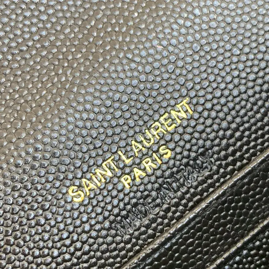 YSL Saint Laurent Premium Original Zero Money Long Wallet