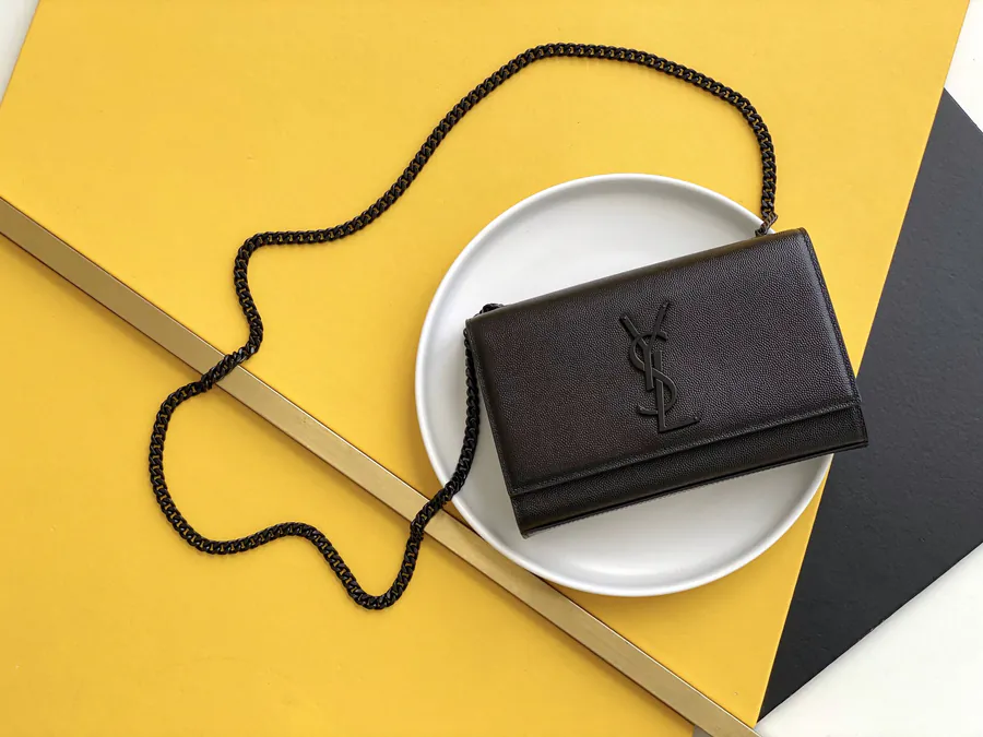 YSL Saint Laurent P500 Grained Calfskin