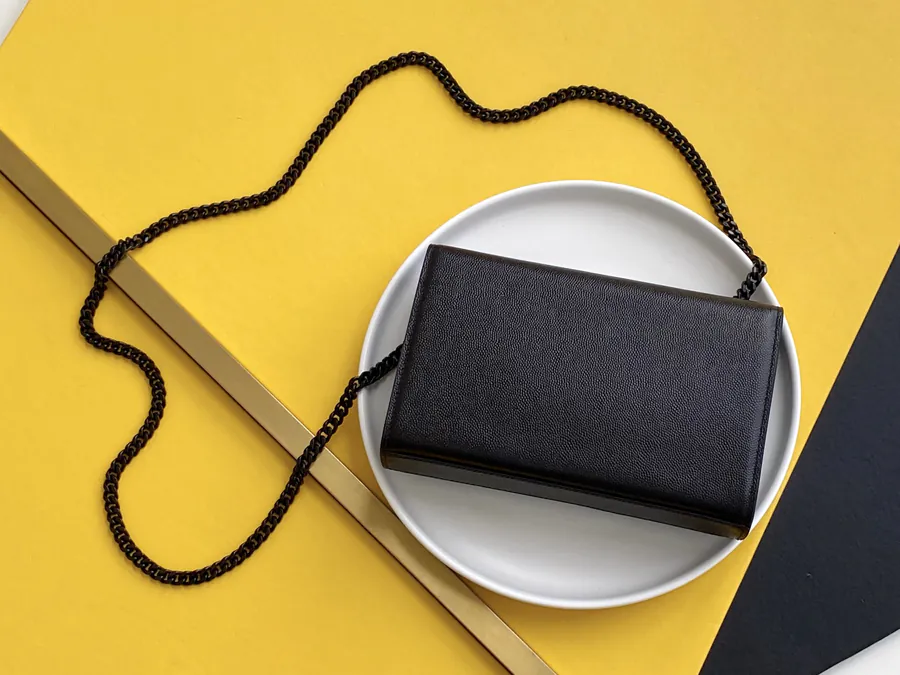YSL Saint Laurent P500 Grained Calfskin