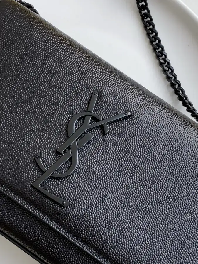 YSL Saint Laurent P500 Grained Calfskin