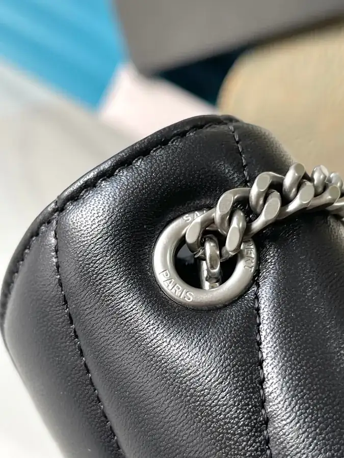 Lou Lou Mini Envelope Bag in Grained Calfskin