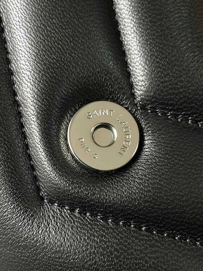 LouLou Large Bucket Bag in Grained Calfskin