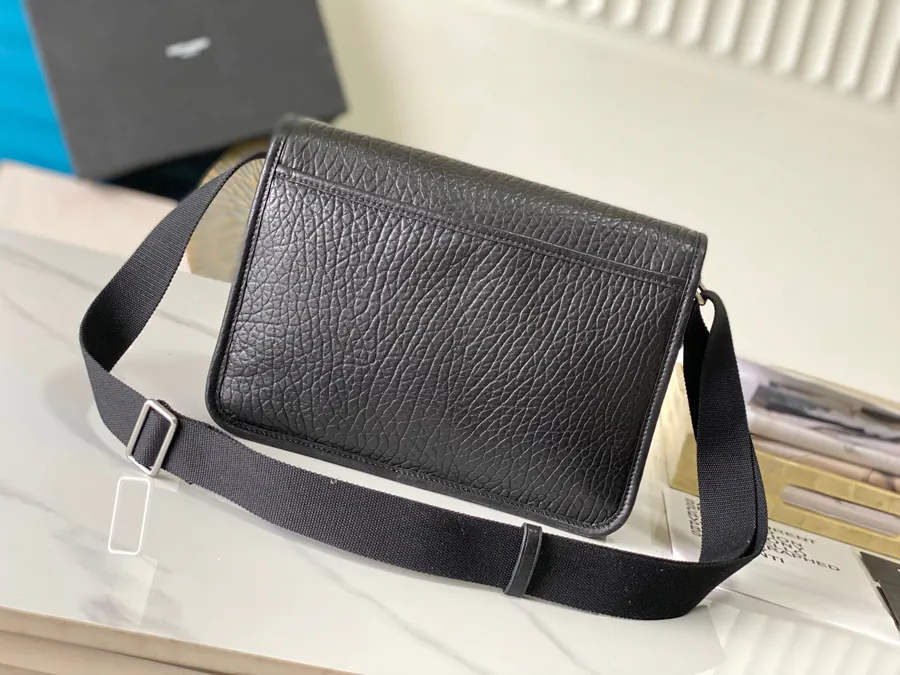 Niki Bucket Bag with Grained Calfskin and Gunmetal Clasp