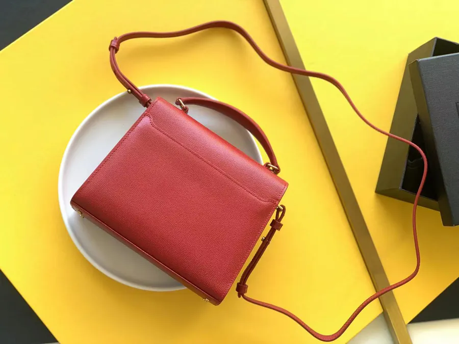 CASSANDRA Mini Handbag with Rotating Metal Clasp