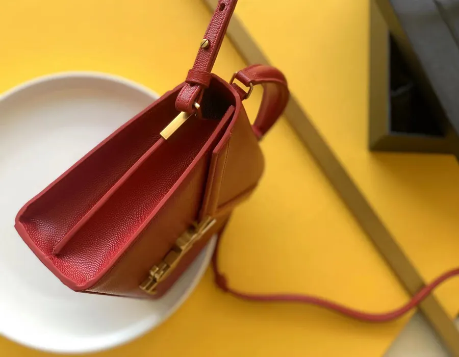 CASSANDRA Mini Handbag with Rotating Metal Clasp