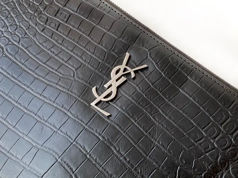 YSL Saint Laurent Premium Original Handbag Series 440222 Crocodile Pattern