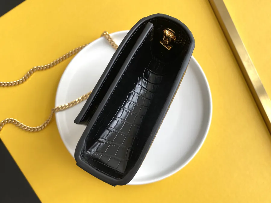 YSL Saint Laurent Premium Original Calfskin Chain Clutch