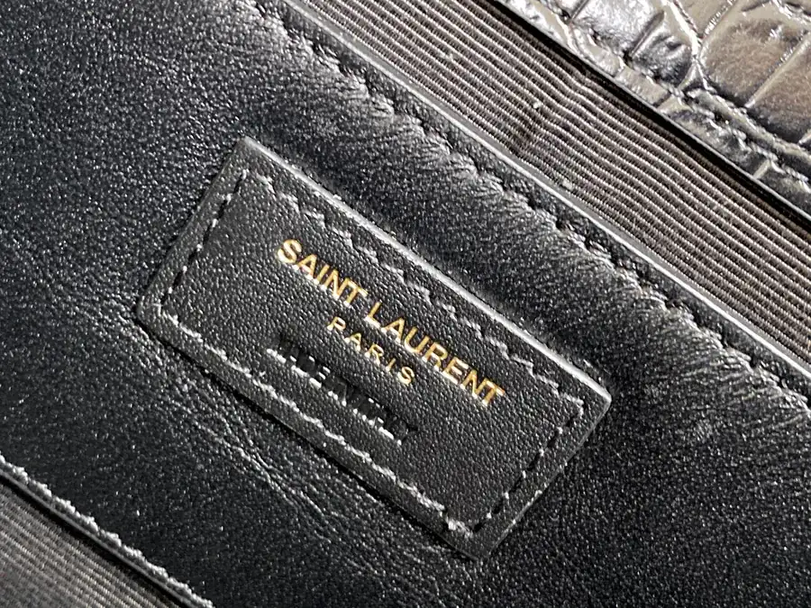 YSL Saint Laurent Premium Original Calfskin Chain Clutch