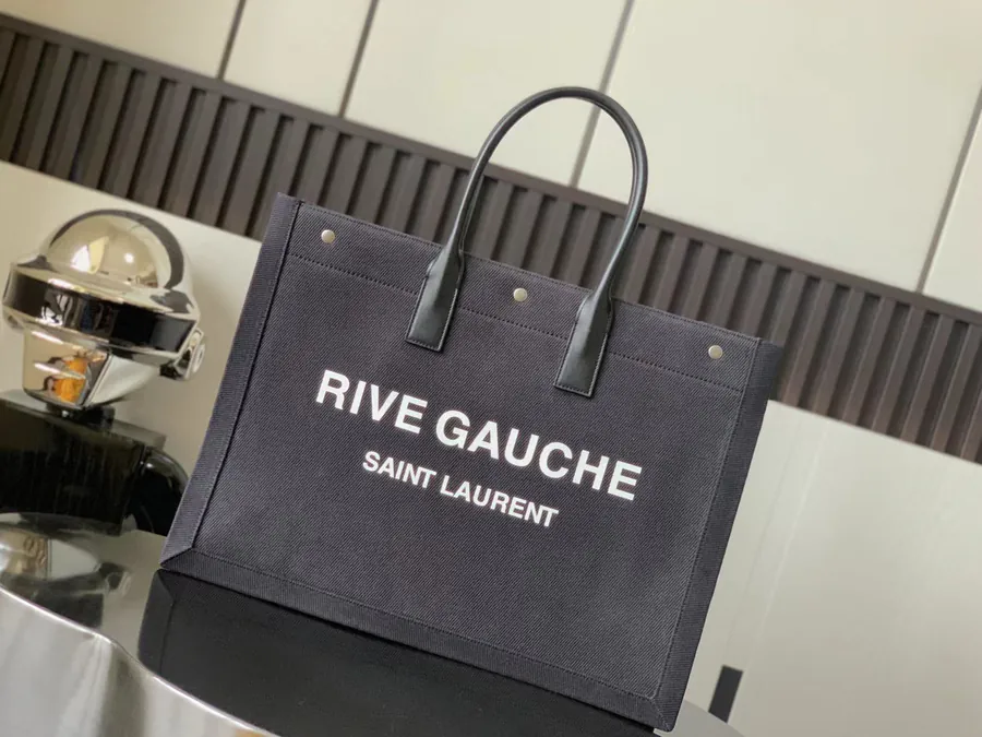 Rive Gauche Tote Bag Custom Imported Waterproof Canvas