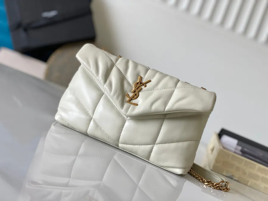 Loulou Puffer Mini White 2023 New Version