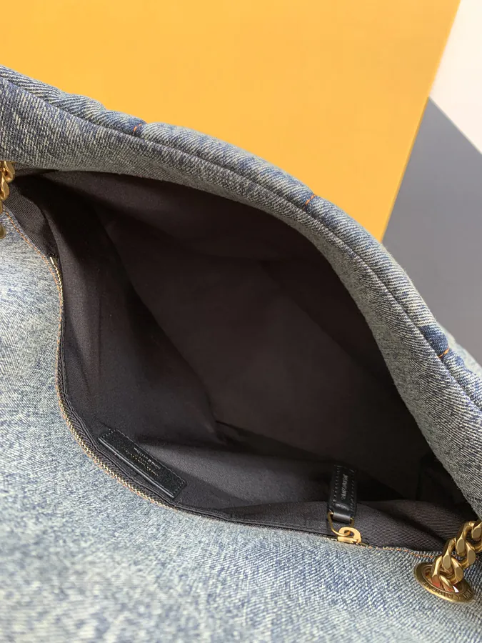 YSL Loulou Puffer Premium Leather Bucket Bag