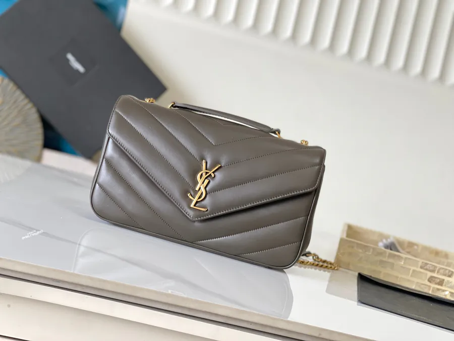 Lou Lou Large Handbag Grained Calfskin