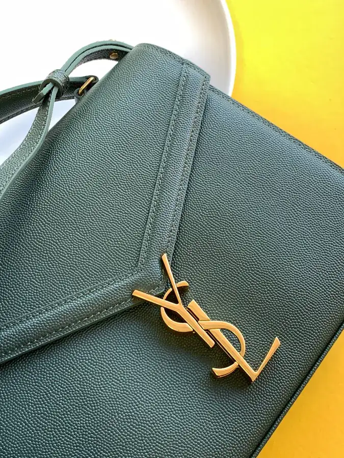 CASSANDRA Handbag Grained Calfskin Rotating Metal Clasp