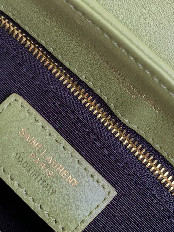 YSL Crossbody Bag Soft Grained Calfskin, Adjustable Strap, Multi Functional