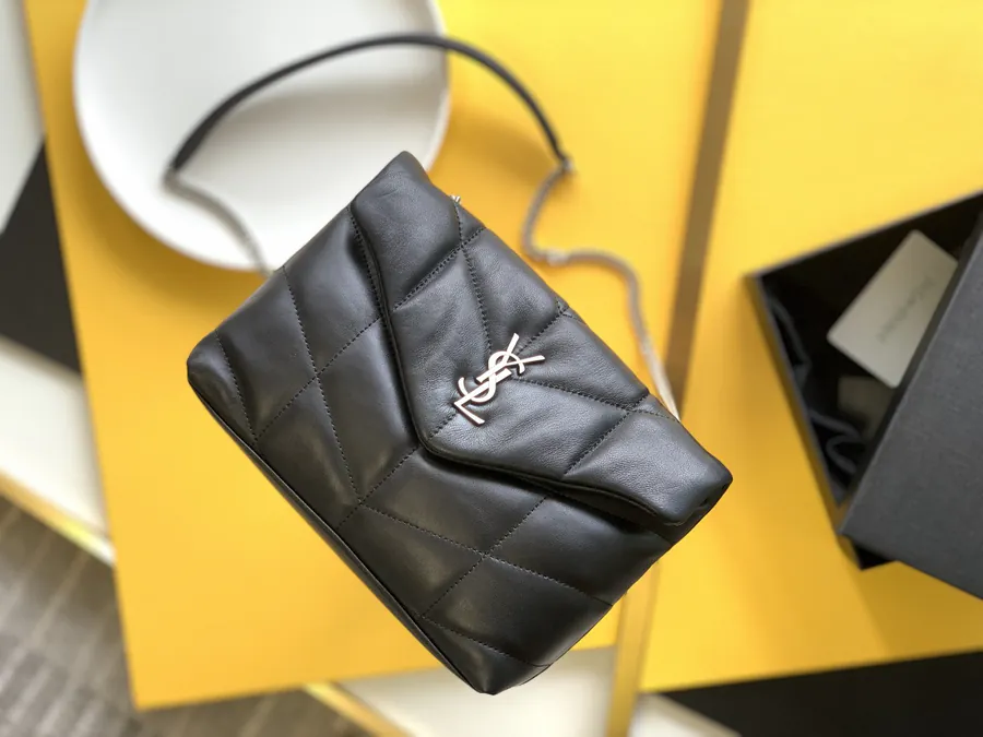 LOULOU PUFFER Mini Space Quilted Calfskin Bag