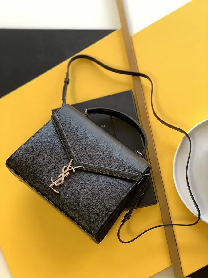 YSL Saint Laurent Premium Original Handmade Rotating Metal Clutch
