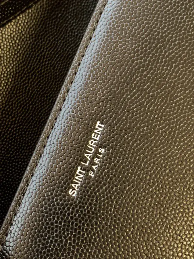 YSL Saint Laurent Premium Original Handmade Rotating Metal Clutch