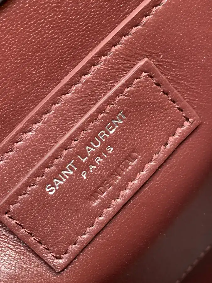 YSL Saint Laurent Premium Original Handmade Rotating Metal Clutch